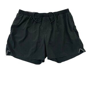 Rhone Lined Running Shorts Workout Stretch Gym Black size XXL